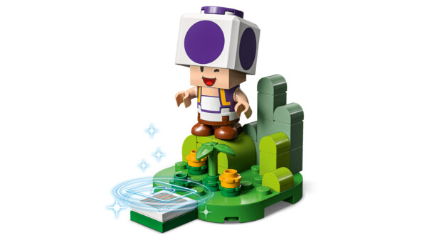Kinopio (Purple), Super Mario Brothers, Lego, Model Kit